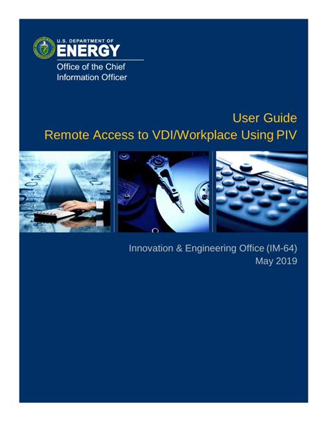 User Guide Remote Access to VDI/Workplace Using PIV